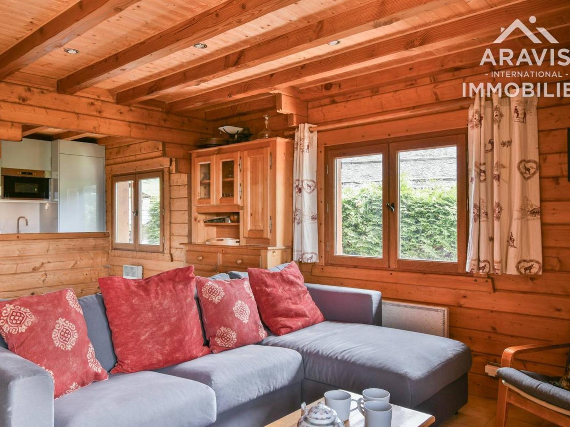 Chalet Cosy, 4 Chambres, 8 Pers, Proche Commerces, Terrasse, Parking, Wifi - Fr-1-391-150 Le Grand-Bornand Bagian luar foto