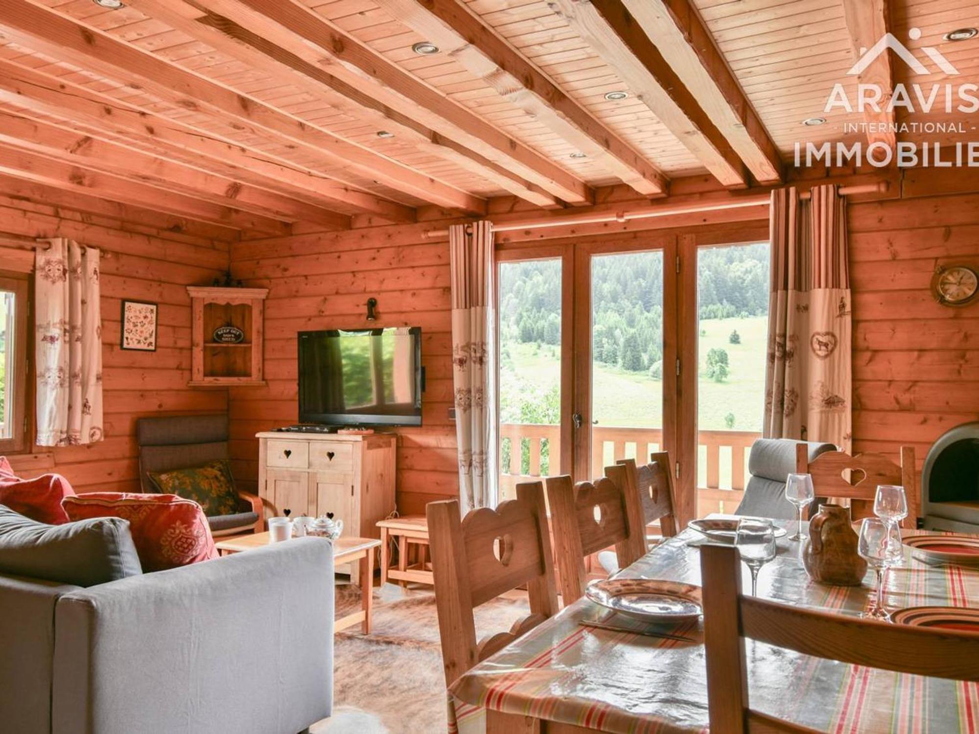 Chalet Cosy, 4 Chambres, 8 Pers, Proche Commerces, Terrasse, Parking, Wifi - Fr-1-391-150 Le Grand-Bornand Bagian luar foto