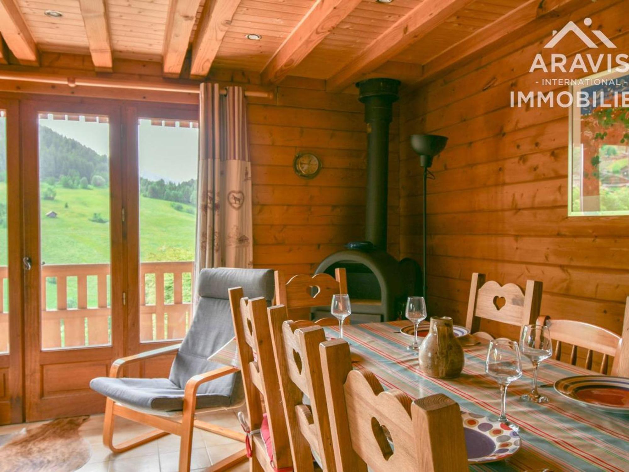 Chalet Cosy, 4 Chambres, 8 Pers, Proche Commerces, Terrasse, Parking, Wifi - Fr-1-391-150 Le Grand-Bornand Bagian luar foto